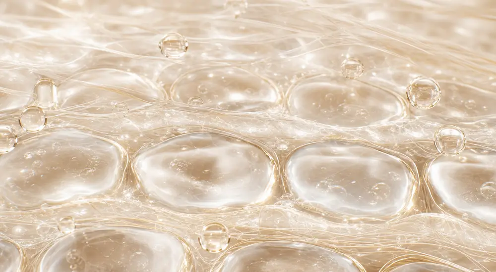 Molecules binding water in the dermis