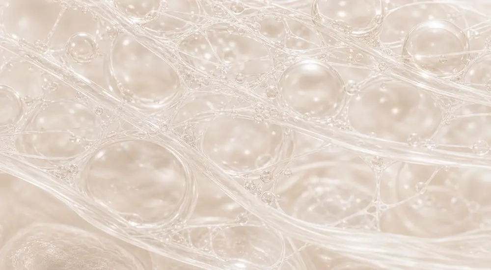 Hydrated skin reflecting light