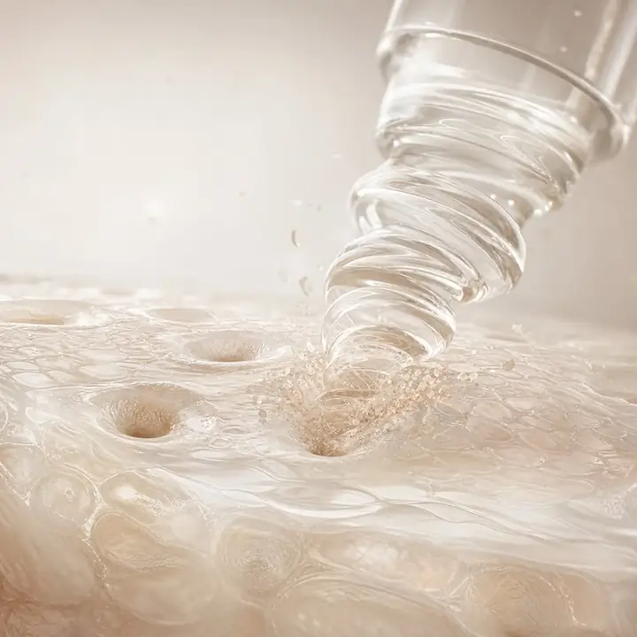 Cleanse and exfoliate with Vortex-Fusion