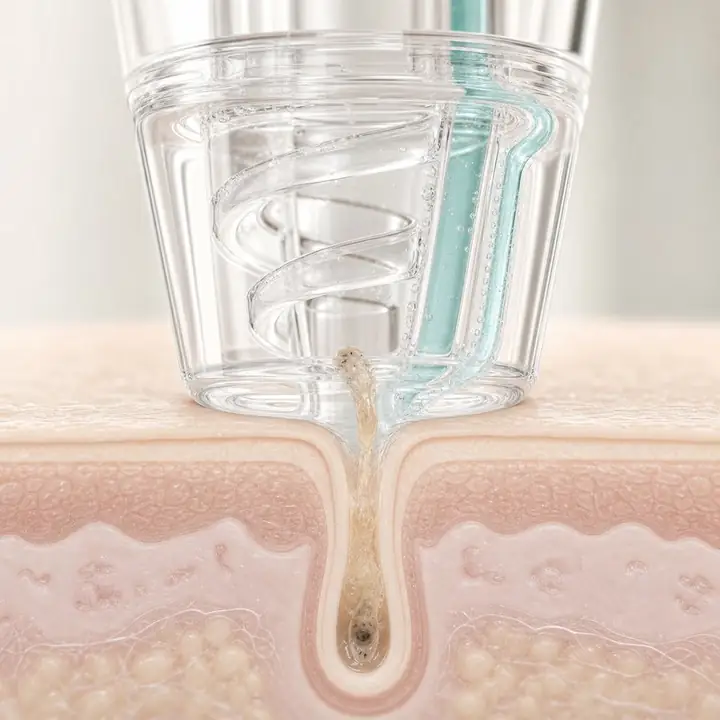 Extract congestion from pores