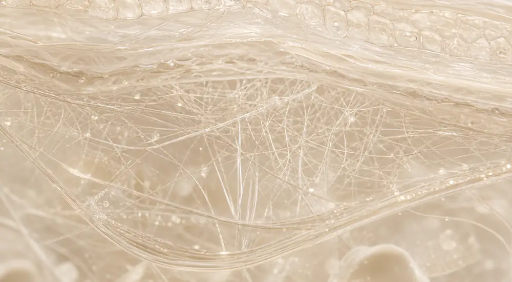 Profhilo gel integrating into the tissue